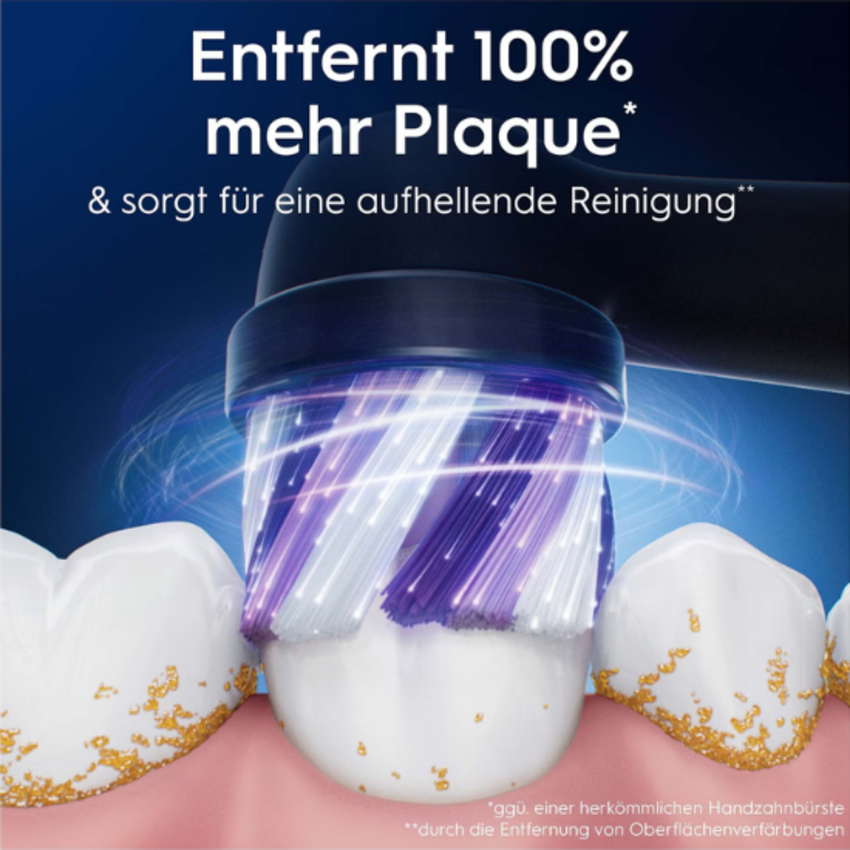 Oral-B iO Strahlendes Weiss Aufsteckbürsten - Schwarz - 4 Stück Oral-B Oral-B iO Strahlendes Weiss Aufsteckbürsten - Schwarz - 4 Stück