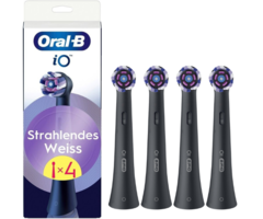 Oral-B Oral-B iO Strahlendes Weiss Aufsteckbürsten - Schwarz - 4 Stück