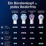 Oral-B Oral-B iO Ultimative Reinigung Weiß Aufsteckbürsten - 4 Stück