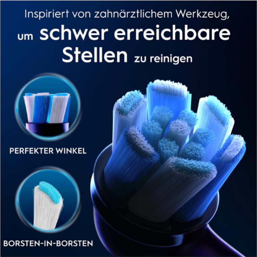 Oral-B iO Ultimative Reinigung Schwarz Aufsteckbürsten - 8 Stück Oral-B Oral-B iO Ultimative Reinigung Schwarz Aufsteckbürsten - 8 Stück