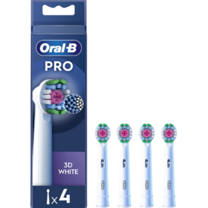 Oral-B PRO 3D-White Aufsatzbürsten – 4 Stück