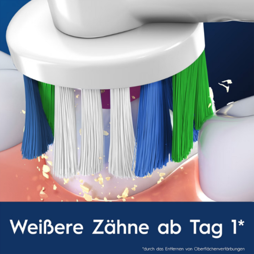Oral-B PRO 3D-White Aufsteckbürsten – 8 Stück Oral-B Oral-B PRO 3D-White Aufsteckbürsten – 8 Stück