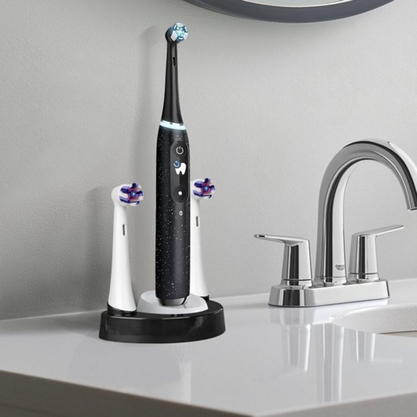 Everbright Everbright iO Aufsteckbürstenhalter Schwarz – für Series 7, 8, 9 und 10
