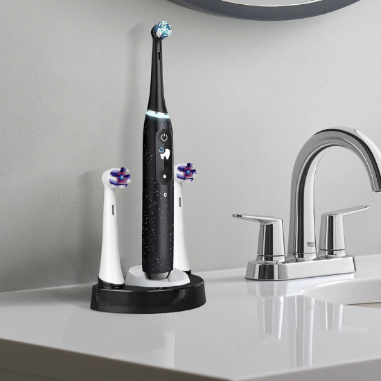 Everbright Everbright iO Aufsteckbürstenhalter Weiß – für Series 7, 8, 9 und 10