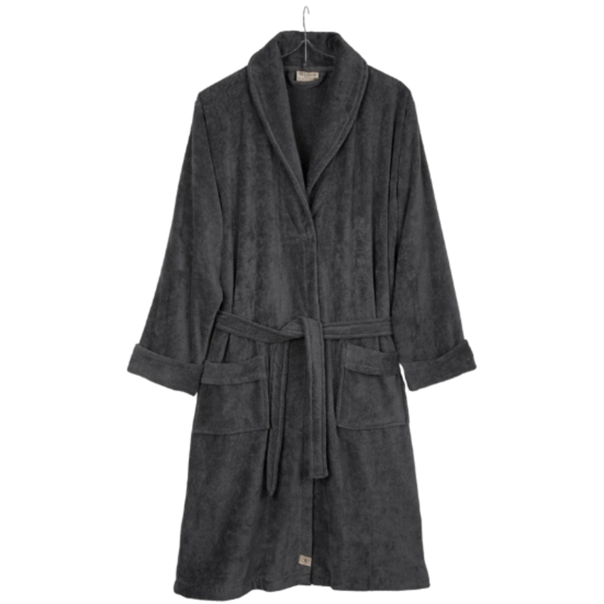 Walra Bademantel Casual Robe S/M – Anthrazit Walra Walra Bademantel Casual Robe S/M – Anthrazit