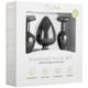 EasyToys Silikon Buttplug Set mit Diamant - Schwarz EasyToys EasyToys Silikon Buttplug Set mit Diamant - Schwarz