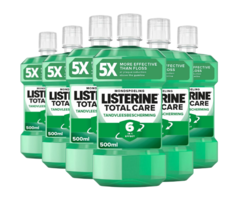 Listerine Listerine Total Care 6-in-1 Zahnfleischschutz Mundwasser - 6 x 500 ml
