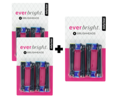 Everbright Everbright DailyClean Aufsteckbürsten Schwarz – 12 Stück