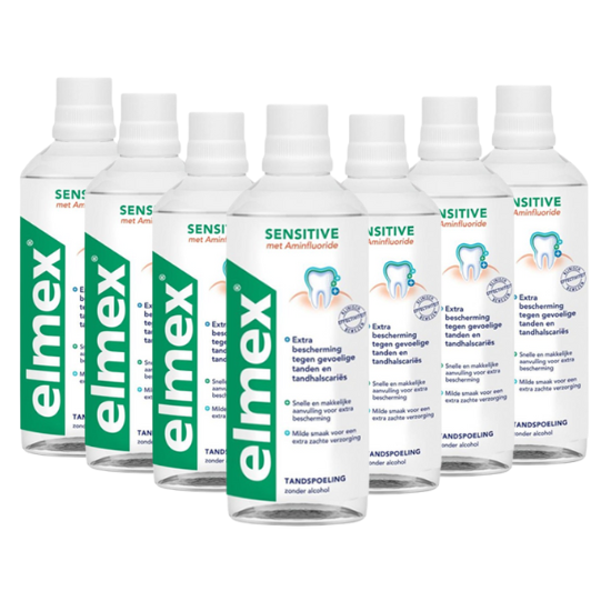 Elmex Sensitive Mundspülung – 6 x 400 ml Elmex Elmex Sensitive Mundspülung – 6 x 400 ml