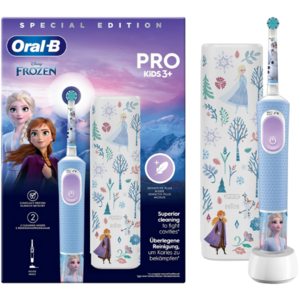 Oral-B PRO Kids 3+ Frozen Elektrische Zahnbürste + Reiseetui