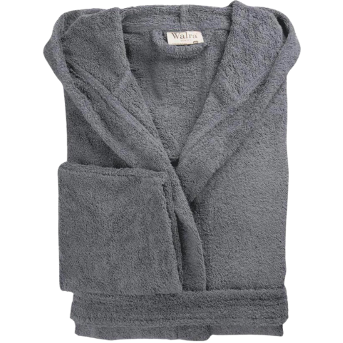Walra Walra Bademantel Casual Robe L/XL – Anthrazit