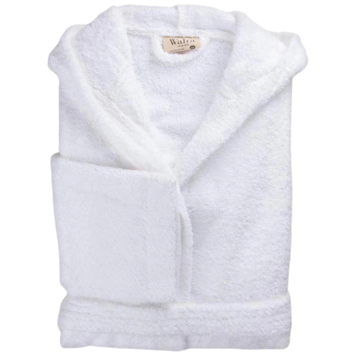 Walra Walra Bademantel Casual Robe S/M – Weiß
