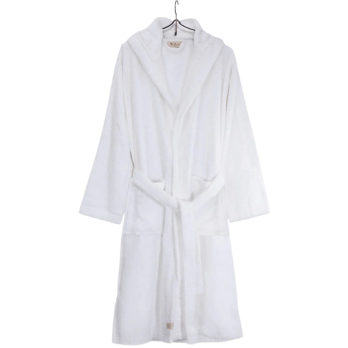 Walra Walra Bademantel Casual Robe S/M – Weiß