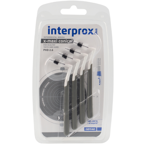 Interprox Plus X-Maxi Conical Grau PHD 2.6 mm - 4 Stück Interprox Interprox Plus X-Maxi Conical Grau PHD 2.6 mm - 4 Stück