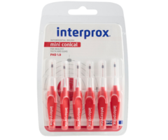 Interprox Interprox Interdentalbürsten Mini Conical Rot PDH 1.2 mm - 6 Stück