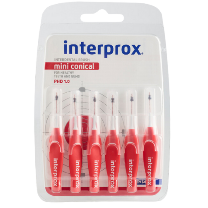 Interprox Interprox Interdentalbürsten Mini Conical Rot PDH 1.2 mm - 6 Stück