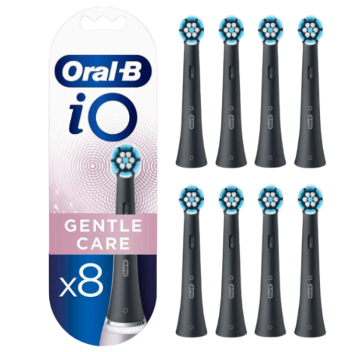 Oral-B Oral-B iO Gentle Care Black Aufsteckbürsten – 8 Stück