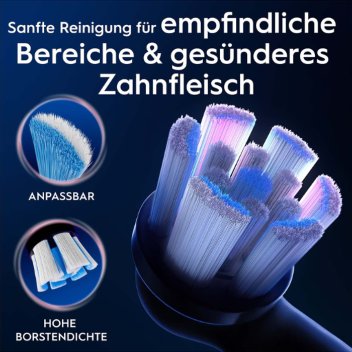 Oral-B Oral-B iO Gentle Care Black Aufsteckbürsten – 4 Stück