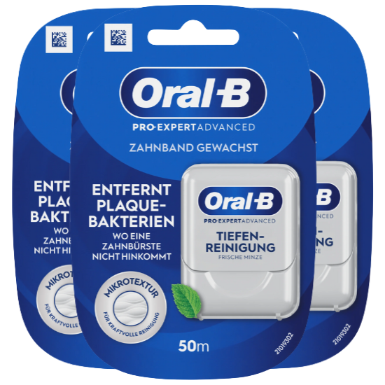 Oral-B Oral-B Pro-Expert Zahnseide 3 x 50 Meter – Advanced Deep Clean