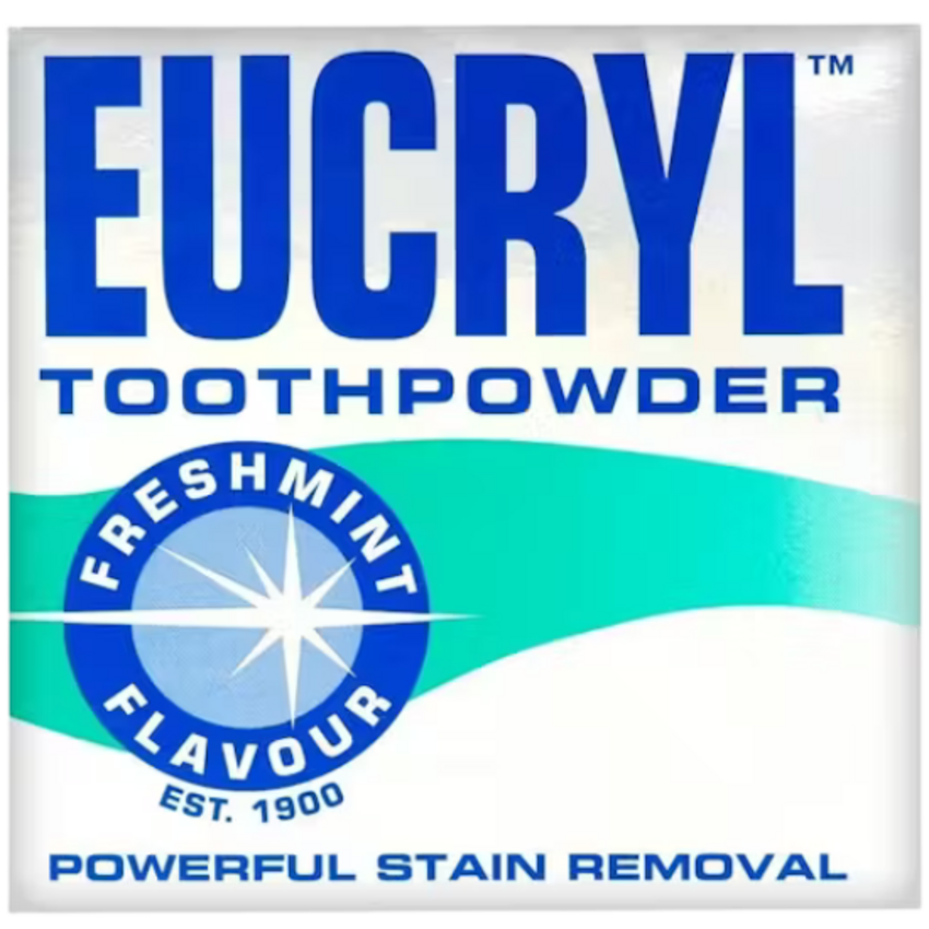 Eucryl Eucryl Zahnputzpulver – Frische Minze – 50 Gramm