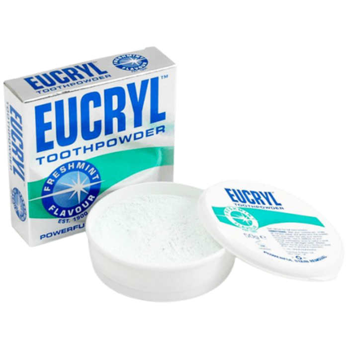Eucryl Eucryl Zahnputzpulver – Frische Minze – 50 Gramm