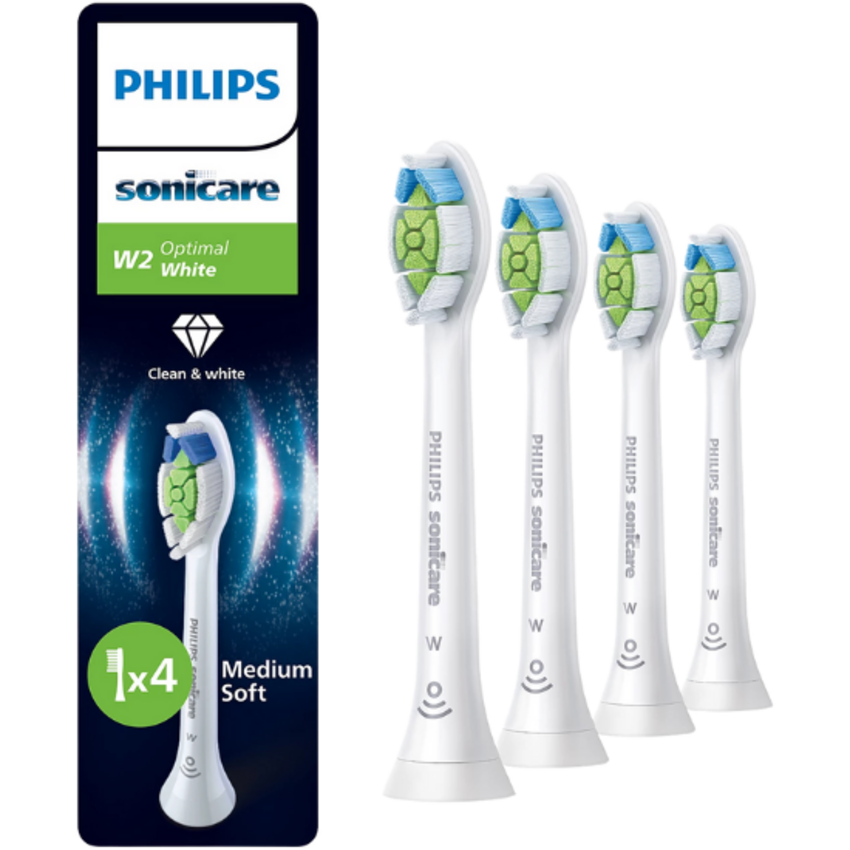 Philips Sonicare W2 Optimal White HX6064/87 – 4 Aufsteckbürsten Philips Philips Sonicare W2 Optimal White HX6064/87 – 4 Aufsteckbürsten