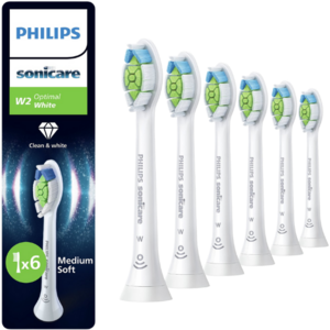 Philips Sonicare W2 Optimal White HX6066/87 – 6 Aufsteckbürsten