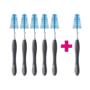 GUM Trav-Ler 2,6 mm schwarz - 5+1 Gratis