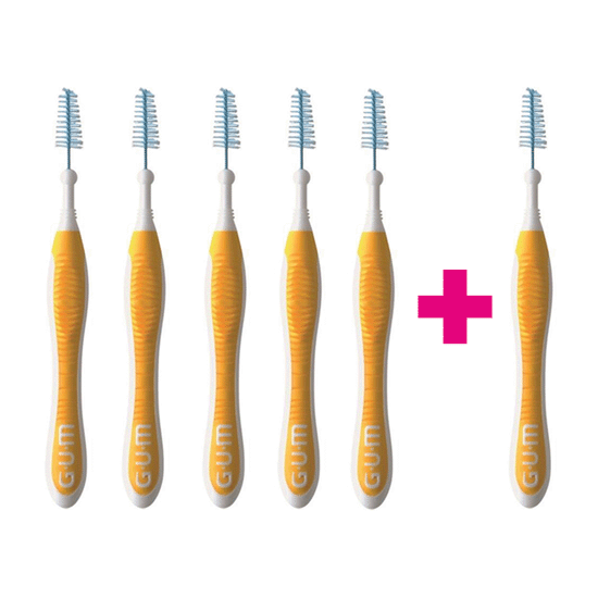 GUM Trav-Ler 1,3 mm gelb - 5+1 Gratis GUM Sunstar GUM Trav-Ler 1,3 mm gelb - 5+1 Gratis