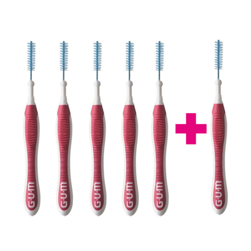 GUM Trav-Ler 1,4 mm rosa - 5+1 Gratis GUM Sunstar GUM Trav-Ler 1,4 mm rosa - 5+1 Gratis
