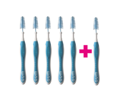 GUM Sunstar GUM Trav-Ler 1,6 mm blau - 5+1 Gratis