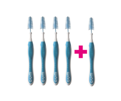 GUM Sunstar GUM Trav-Ler 1,6 mm blau - 4+1 Gratis