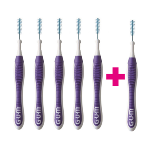 GUM Sunstar GUM Trav-Ler 1,2 mm lila - 5+1 Gratis GUM Trav-Ler 1,2 mm lila - 5+1 Gratis