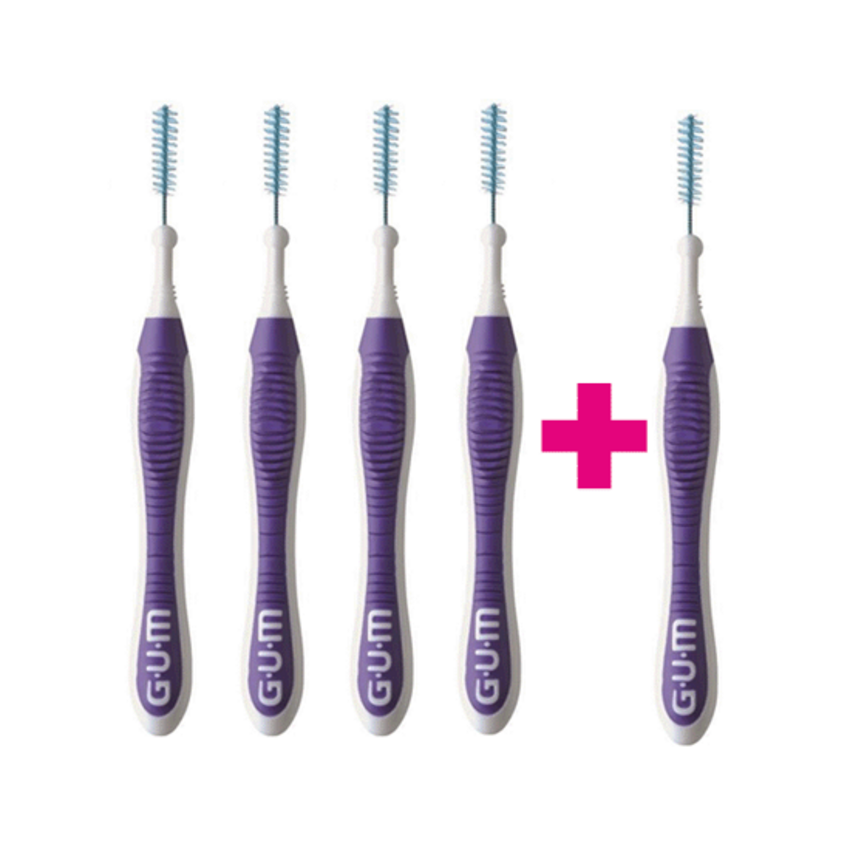GUM Trav-Ler 1,2 mm lila - 4+1 Gratis GUM Sunstar GUM Trav-Ler 1,2 mm lila - 4+1 Gratis