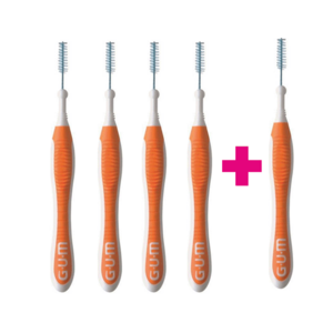 GUM Trav-Ler 0,9 mm orange - 4+1 Gratis