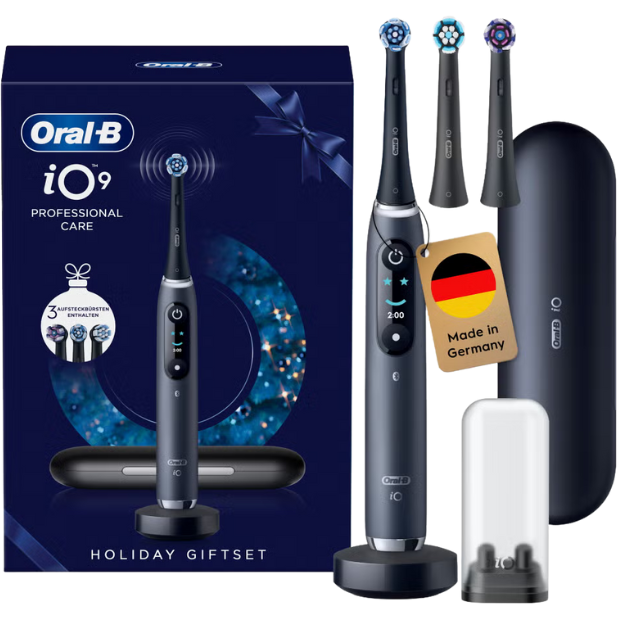 Oral-B Oral-B iO 9 Black Holiday Giftset Elektrische Zahnbürste