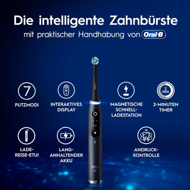 Oral-B Oral-B iO 9 Black Holiday Giftset Elektrische Zahnbürste