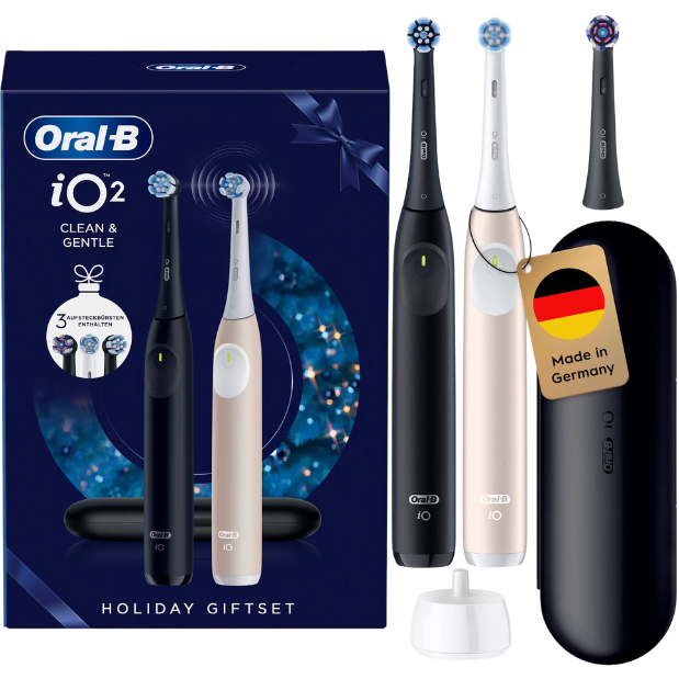 Oral-B Oral-B iO 2 Black + Extra Body Pink Holiday Giftset