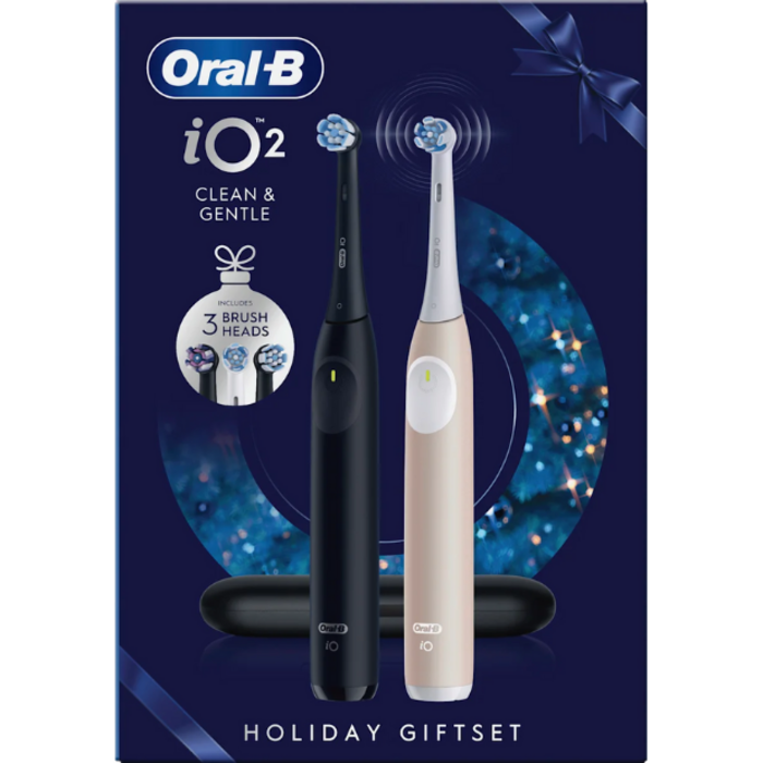 Oral-B Oral-B iO 2 Black + Extra Body Pink Holiday Giftset