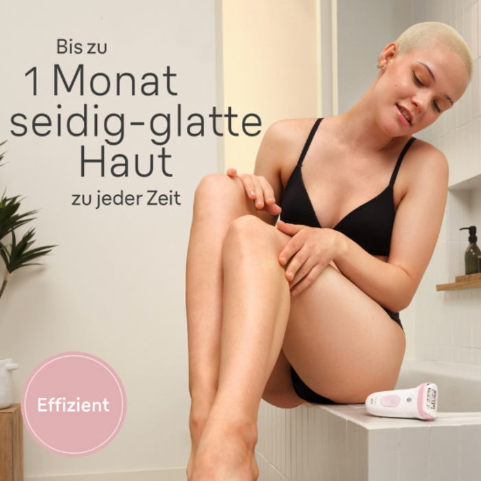 Braun Braun Silk-épil 7 7-000 Wet & Dry Epilierer – Rosa/Weiß