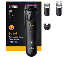 Braun Braun Series 5 BT5520 Barttrimmer – mit 4 Styling-Aufsätzen – Schwarz