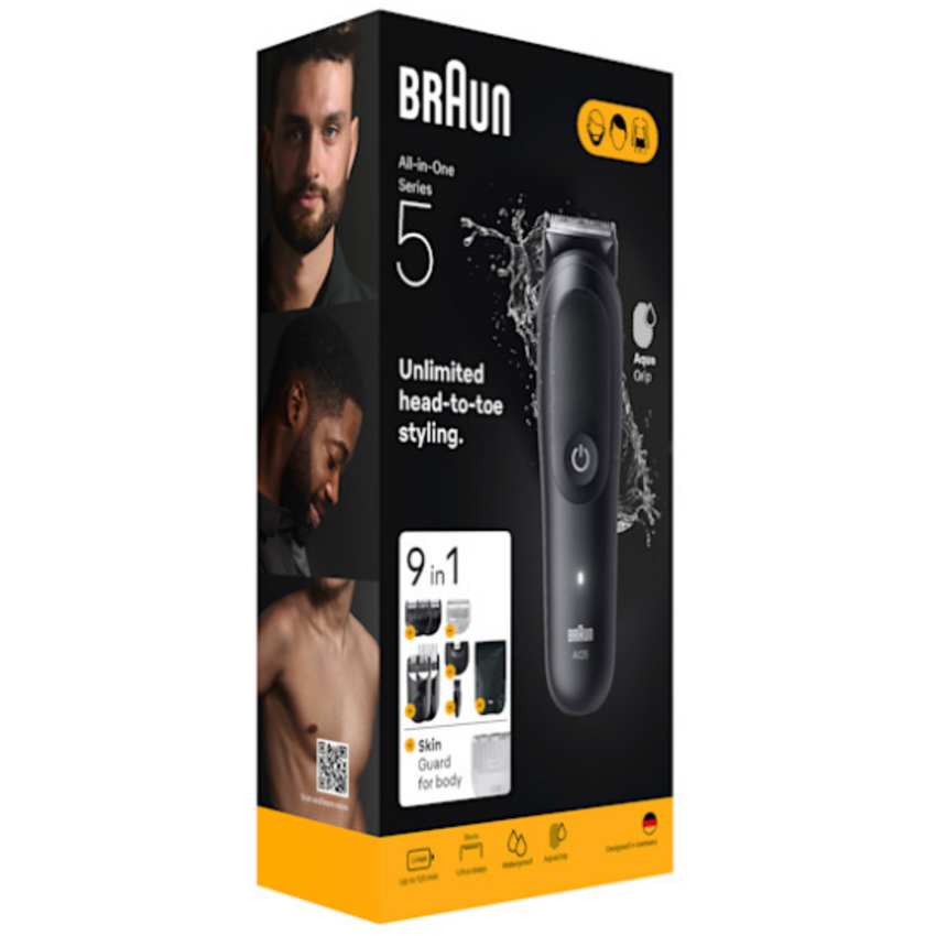 Braun Series 5 AIO5540 9-in-1 Multi-Trimmer – Schwarz Braun Braun Series 5 AIO5540 9-in-1 Multi-Trimmer – Schwarz