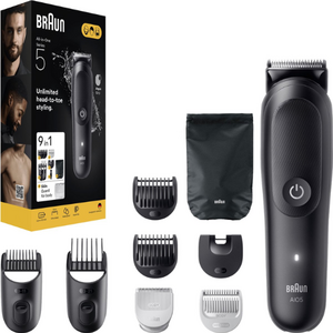 Braun Braun Series 5 AIO5540 9-in-1 Multi-Trimmer – Schwarz Braun Series 5 AIO5540 9-in-1 Multi-Trimmer – Schwarz