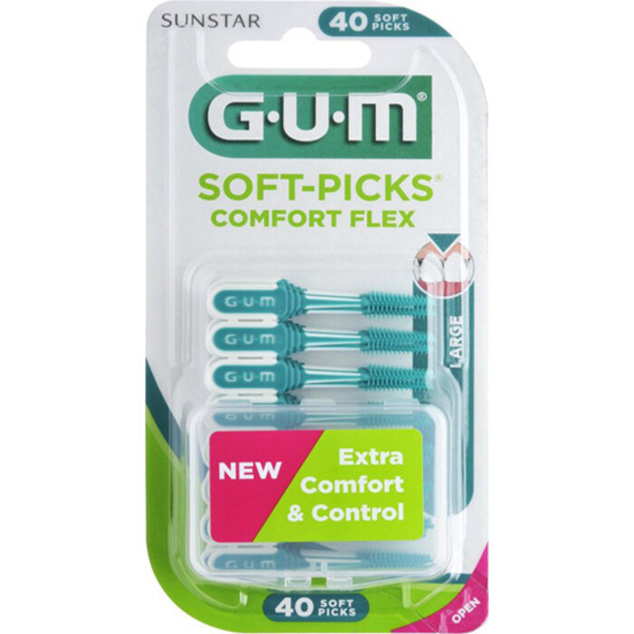 GUM Sunstar GUM Soft-Picks Comfort Flex Large – 40 Stück