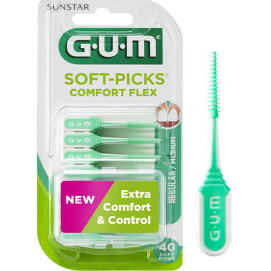GUM Sunstar GUM Soft-Picks Comfort Flex Medium – 40 Stück