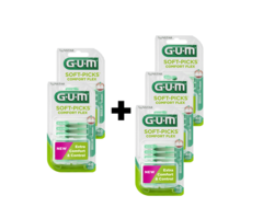 GUM Sunstar GUM Soft-Picks 2+3 GRATIS – Comfort Flex Medium – 40 Stück