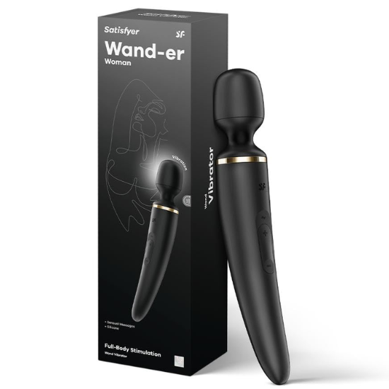 Satisfyer Satisfyer Wand-er Woman Vibrator Schwarz