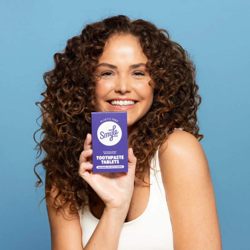 Smyle Zahnputz-Tab-Nachfüllpack Whitening Pro mit Fluorid – 63 Stück Smyle Smyle Zahnputz-Tab-Nachfüllpack Whitening Pro mit Fluorid – 63 Stück