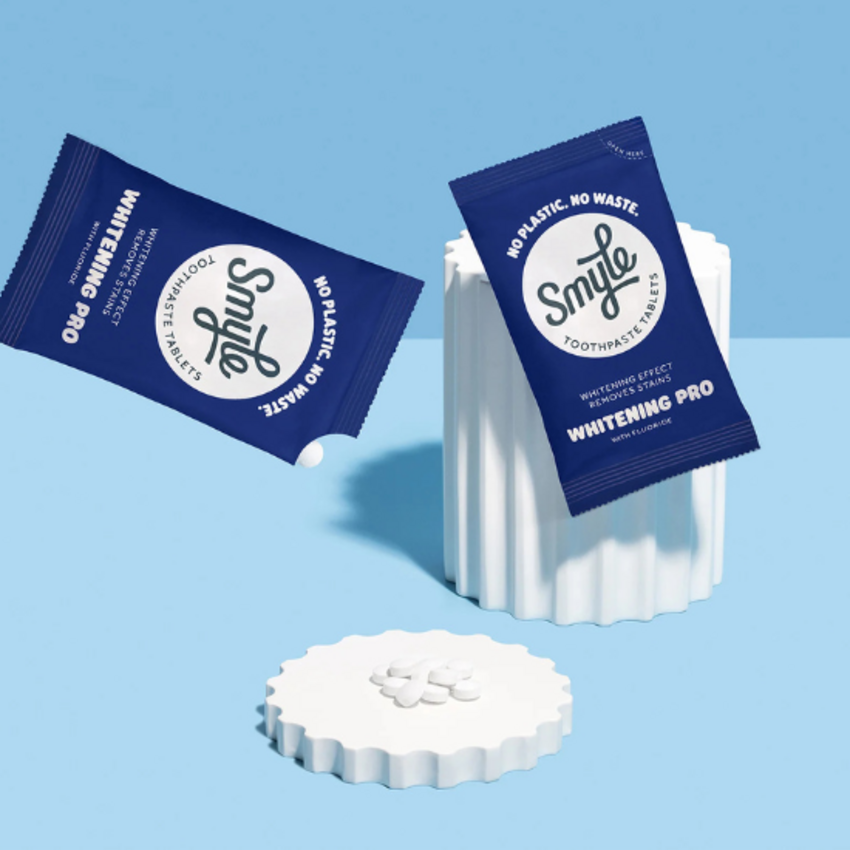 Smyle Zahnputz-Tab-Nachfüllpack Whitening Pro mit Fluorid – 63 Stück Smyle Smyle Zahnputz-Tab-Nachfüllpack Whitening Pro mit Fluorid – 63 Stück