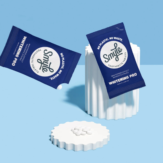 Smyle Smyle Zahnputz-Tab-Nachfüllpack Whitening Pro mit Fluorid – 63 Stück